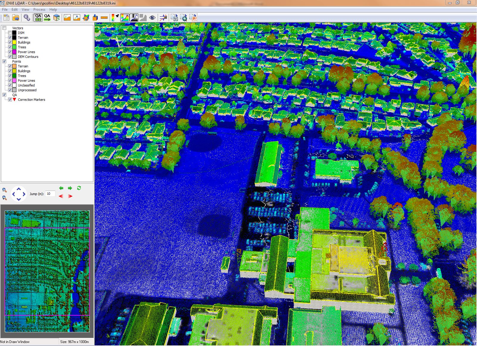 Longview WA, LiDAR QA
