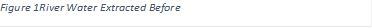 Figure 3: River Water Extracted Before