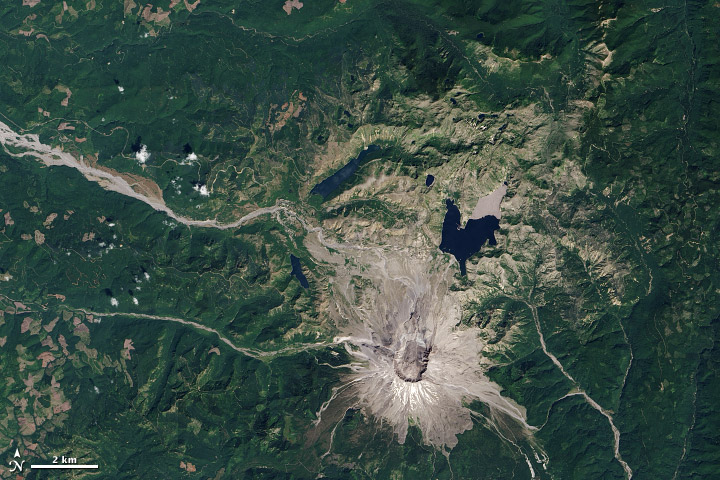 Landsat 8 Mount St. Helens